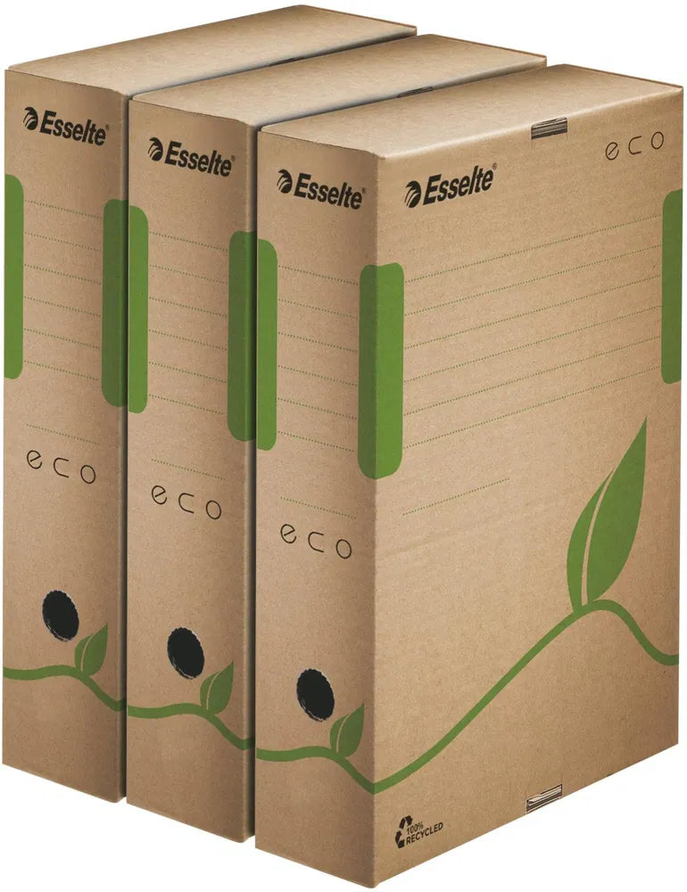 Esselte ECO 8 x 32,7 x 23,3 cm, hnedo-zelená