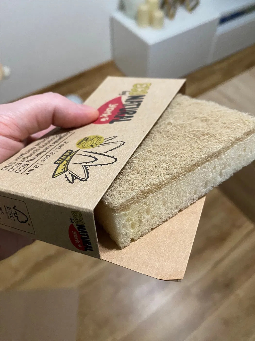 HOMEPOINT Eco Hubka na riad 10 × 7 × 2,5 cm, 2 ks